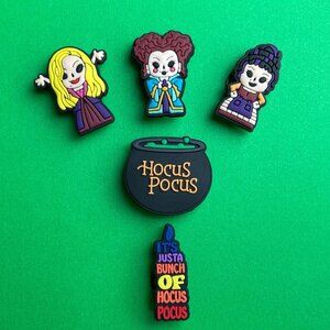 Hocus Pocus Crocs Shoe Charms Set of 5 - jibbitz Charms